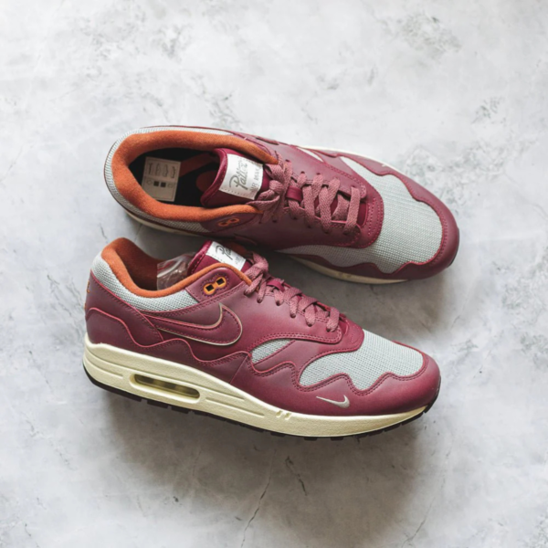 Nike Air Max 1 x Patta "Waves Rush Maroon" - Imagen 4